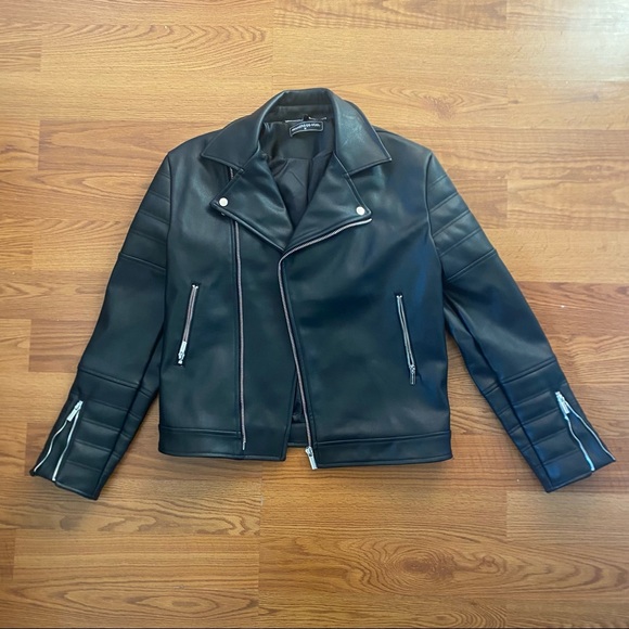 Manieredevoir Vegan Leather Jacket - Picture 3 of 9